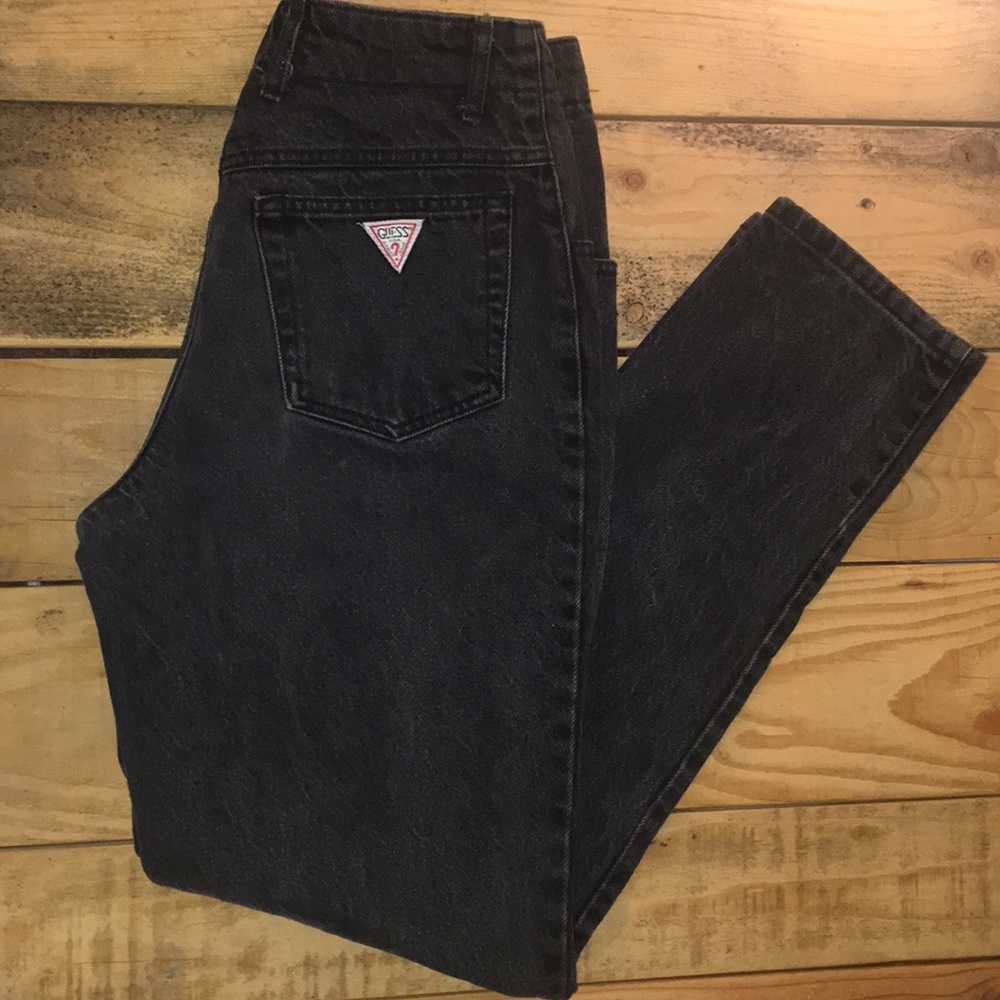 🖤Black Vintage Guess Button Fly Jeans